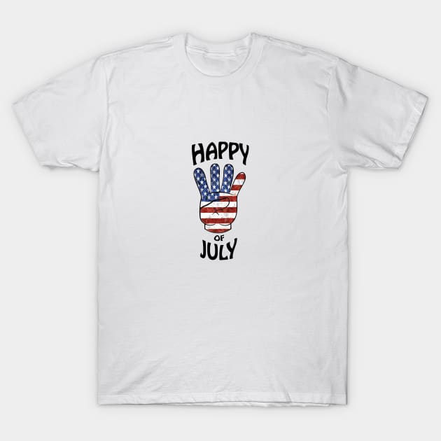 4th Of July T-Shirt by funNkey